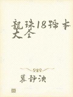 龙珠18号本子大全