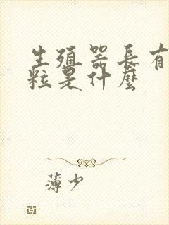 生殖器长有小肉粒是什么