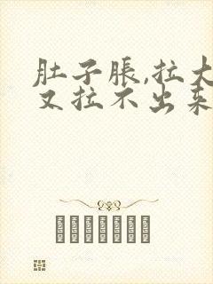 肚子胀,拉大便又拉不出来是什么原因封面