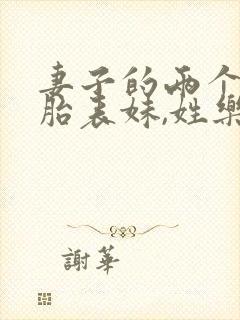 妻子的两个双胞胎表妹,姓乐的小说