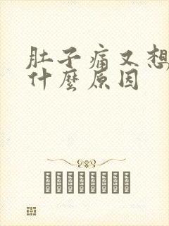 肚子痛又想吐是什么原因