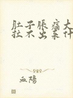 肚子胀痛大便又拉不出来什么原因