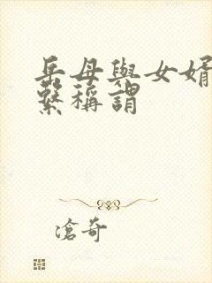 岳母与女婿的关系称谓封面