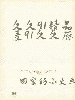 久久91精品国产91久久麻豆