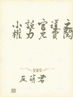 小说官道之绝对权力免费阅读