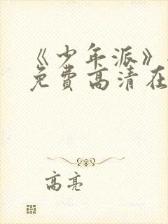 《少年派》全集免费高清在线观看