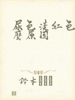 尿色淡红色是什么原因