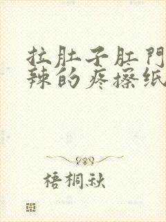 拉肚子肛门火辣辣的疼擦纸有血