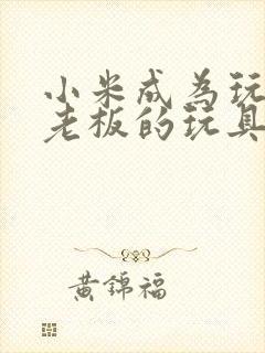 小米成为玩具店老板的玩具