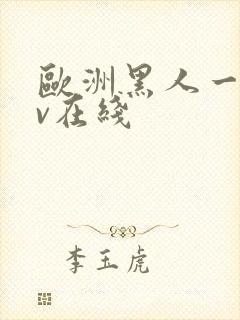 欧洲黑人一级av在线