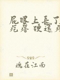 屁眼上长了一个疙瘩 硬还疼