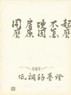 同房硬不起是什么原因怎么办