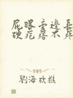 屁眼旁边长一个硬疙瘩不疼