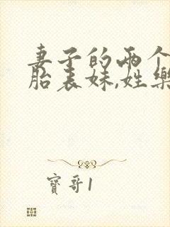 妻子的两个双胞胎表妹,姓乐的小说