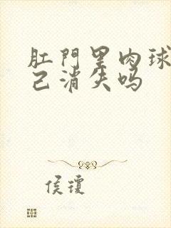 肛门里肉球会自己消失吗