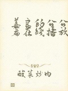 善良的公公伦理篇在线播放