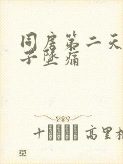 同房第二天小肚子坠痛