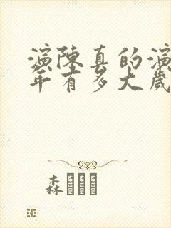 演陈真的演员今年有多大岁数了