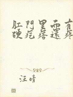 肛门里面有一大硬疙瘩还疼