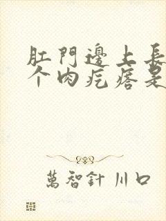 肛门边上长了一个肉疙瘩是怎么治疗