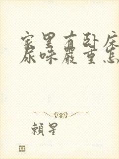 家里有卧床老人尿味严重怎么去味