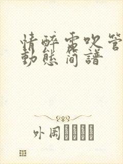 情醉电吹管独奏动态简谱封面