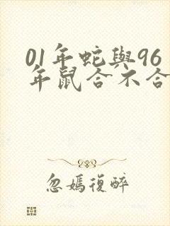 01年蛇与96年鼠合不合婚