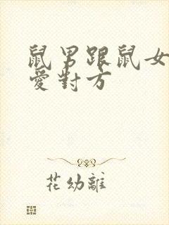 鼠男跟鼠女谁更爱对方