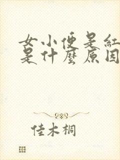 女小便是红色的是什么原因引起的封面