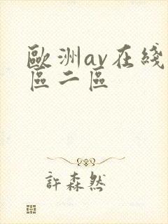 欧洲av在线一区二区