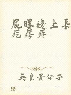 屁眼边上长了个疙瘩疼