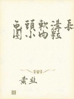 龟头软沟长了一圈小肉粒