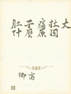 肚子痛拉大便是什么原因