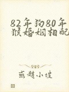 82年狗80年猴婚姻相配封面