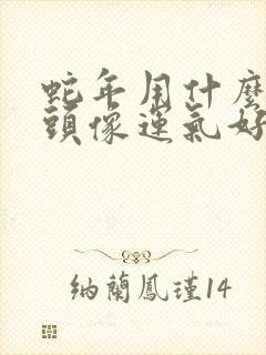 蛇年用什么微信头像运气好