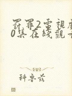 罚罪2电视剧40集在线观看免费高清版封面