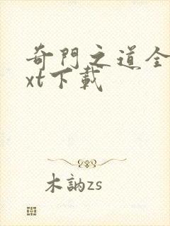 奇门之道全文txt下载封面