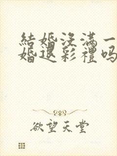 结婚没满一年离婚退彩礼吗