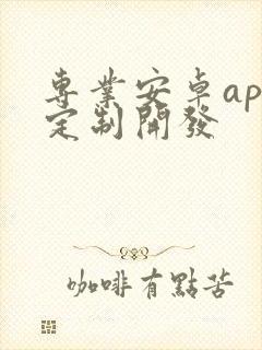 专业安卓app定制开发封面