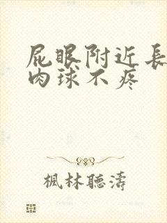 屁眼附近长了个肉球不疼