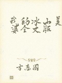 我的冰山美女老婆全文版