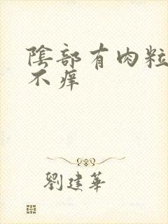 阴部有肉粒不疼不痒