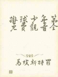 排球少年第一季免费观看全集紫