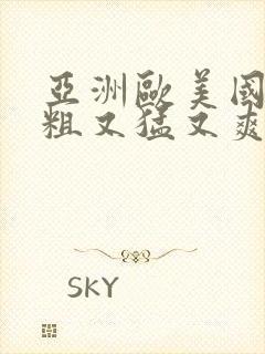 亚洲欧美国产又粗又猛又爽又黄