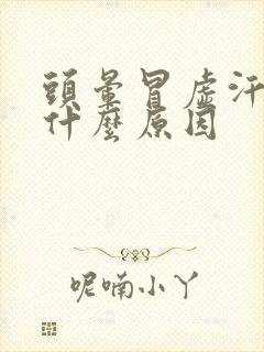 头晕冒虚汗心慌什么原因封面