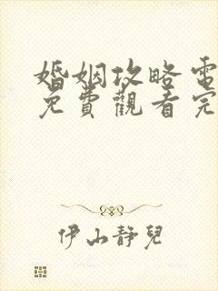 婚姻攻略电视剧免费观看完整版高清