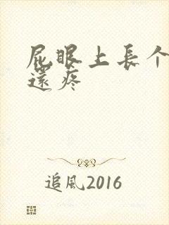 屁眼上长个疙瘩还疼