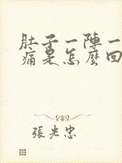 肚子一阵一阵的痛是怎么回事想拉屎拉不出来