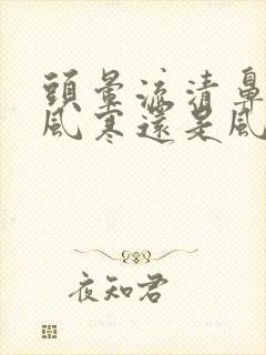 头晕流清鼻涕是风寒还是风热