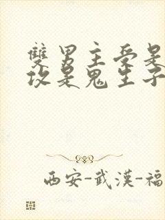 双男主受是人,攻是鬼生子文